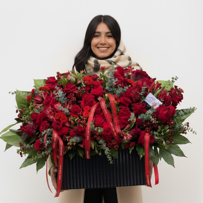 باکس-گل-1 باکس گل سوپر لوکس بهار 2 - تصویر 1